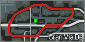 Trasa pojazdu oraz lokalizacja garażu. - Na zamówienie (1-5) | Misje poboczne | Wheelman - Wheelman - poradnik do gry