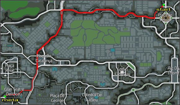 Proponowana trasa. - Taksówka (11-15) | Misje poboczne | Wheelman - Wheelman - poradnik do gry