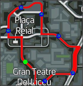 Trasa wyścigu. - Uliczny pojedynek (1-5) | Misje poboczne | Wheelman - Wheelman - poradnik do gry