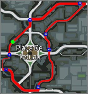 Trasa wyścigu. - Uliczny pojedynek (11-15) | Misje poboczne | Wheelman - Wheelman - poradnik do gry