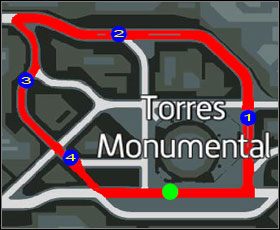 Trasa wyścigu. - Uliczny pojedynek (11-15) | Misje poboczne | Wheelman - Wheelman - poradnik do gry