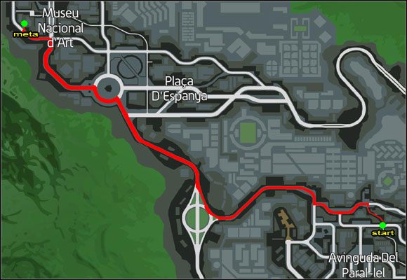 Proponowana trasa. - Ścigany (1-5) | Misje poboczne | Wheelman - Wheelman - poradnik do gry