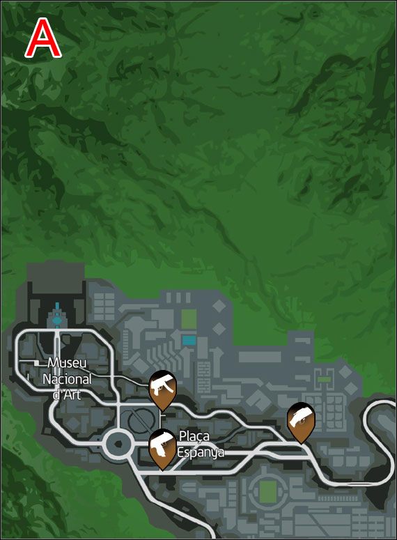 1 - Tajne składy broni (A-B) | Mapy | Wheelman - Wheelman - poradnik do gry