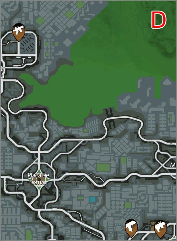 2 - Tajne składy broni (C-D) | Mapy | Wheelman - Wheelman - poradnik do gry