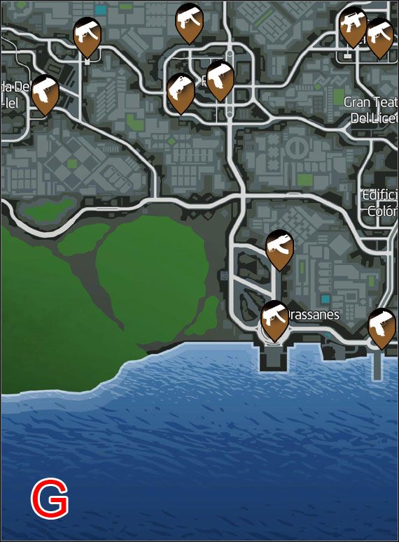 1 - Tajne składy broni (G-H) | Mapy | Wheelman - Wheelman - poradnik do gry