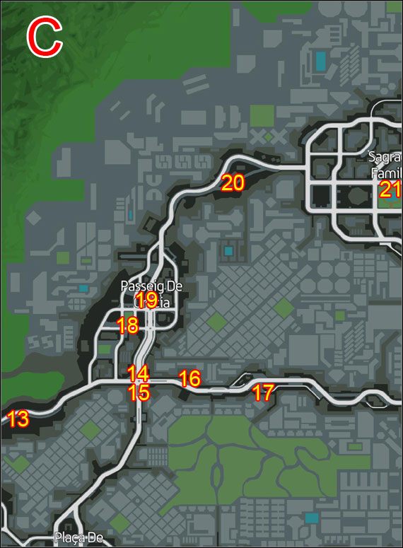 1 - Mapa C | Posągi Kotów | Wheelman - Wheelman - poradnik do gry