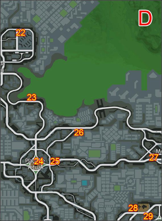 1 - Mapa D | Posągi Kotów | Wheelman - Wheelman - poradnik do gry