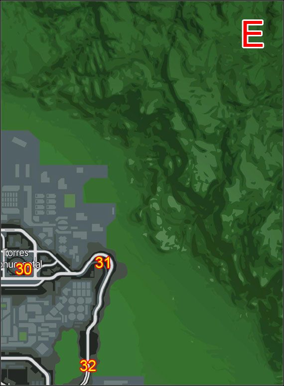 1 - Mapa E | Posągi Kotów | Wheelman - Wheelman - poradnik do gry