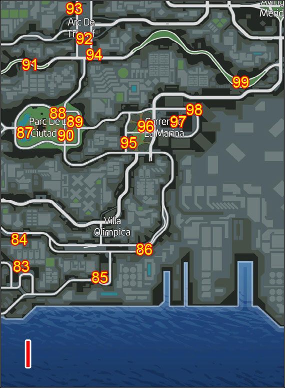 1 - Mapa I | Posągi Kotów | Wheelman - Wheelman - poradnik do gry