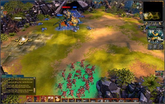 Ruszasz swoją armią w górę, by bez problemów uśmiercić jednego Twilight Devastatora - [Przykładowy scenariusz] Encounters with Twilight cz.1 | BattleForge - BattleForge - poradnik do gry