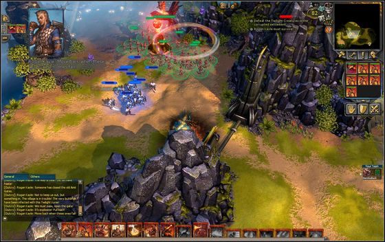 Ruszasz dalej w prawo, gdzie zaatakuje Cię pięć oddziałów wroga - [Przykładowy scenariusz] Encounters with Twilight cz.1 | BattleForge - BattleForge - poradnik do gry