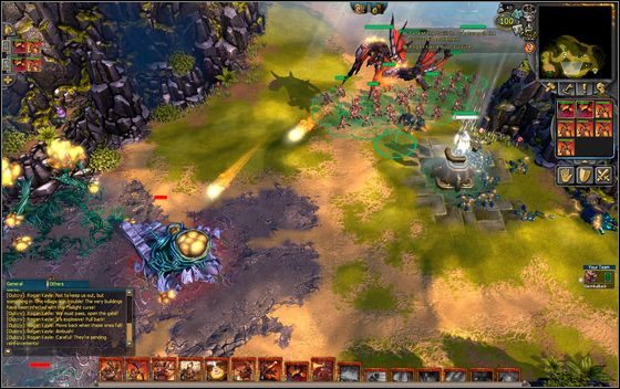 Niszczysz obóz, ale nie zbliżając się do wieżyczki w lewym dolnym rogu - [Przykładowy scenariusz] Encounters with Twilight cz.1 | BattleForge - BattleForge - poradnik do gry