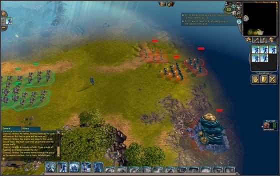 Wystrzeliwujesz wszystkich, jak najszybciej starasz się również zniszczyć dwa budynki Twilight Infestation, w których produkują się przeciwnicy - [Przykładowy scenariusz] Siege of Hope cz.1 | BattleForge - BattleForge - poradnik do gry