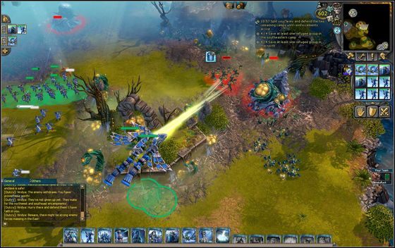 W zniszczonym siedlisku Zmierzchu stawiasz dwa Power Welle oraz trzeci Monument z Orbem Mrozu - [Przykładowy scenariusz] Siege of Hope cz.2 | BattleForge - BattleForge - poradnik do gry