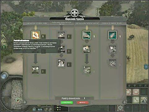 W trakcie walki załoga twojego Tygrysa otrzymuje 