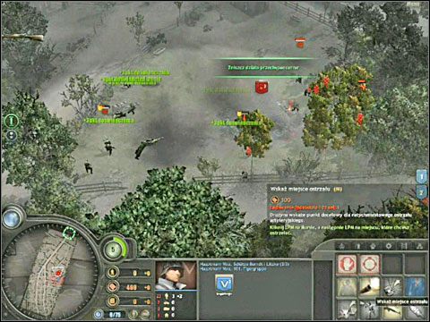 Zanim się jednak do niego zbliżysz będziesz musiał stoczyć walkę z kolejnymi Angolami - Misja 2 - Odwrót z Vilers-Bocage (cz.1) - As Tygrysów - Company of Heroes: Chwała Bohaterom - poradnik do gry