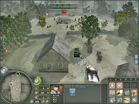 Pamiętaj, że napotkane stanowiska brytyjskich CKMów czy moździerzy możesz eliminować obrzucając je ładunkami wybuchowymi z ukrycia, zza żywopłotów - Misja 2 - Odwrót z Vilers-Bocage (cz.2) - As Tygrysów - Company of Heroes: Chwała Bohaterom - poradnik do gry