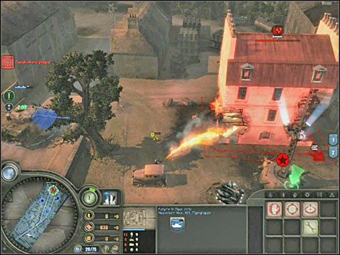 Gdy oczyścisz okolicę z wrogów żółci sojusznicy przystąpią najpierw do neutralizacji punktu strategicznego, a chwilę później do jego przejęcia (pod punktem pokaże się stosowny, szary