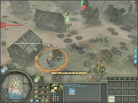 Po zniszczeniu wszystkich dział przeciwpancernych wroga pora wykonać kolejne rozkazy, czyli zneutralizować niemieckie haubice i oczyścić z sił nieprzyjaciela rozdroże (cel medalowy, którego nie trzeba realizować, jeśli nie ma się ochoty na zdobycie stosownego odznaczenia) - Misja 3 - Zamek Grey (cz.1) - Grobla - Company of Heroes: Chwała Bohaterom - poradnik do gry