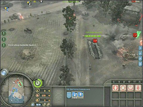 Przeskocz spadochroniarzami do kolejnej transzei oraz za stóg siana i zniszcz granatami/ładunkami kolejną wrażą haubicę a także Fryców w okopie - Misja 3 - Zamek Grey (cz.2) - Grobla - Company of Heroes: Chwała Bohaterom - poradnik do gry