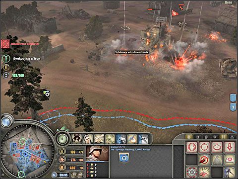 1 - Misja 3 - Exodus (cz.2) - Bitwa pod Falaise - Company of Heroes: Chwała Bohaterom - poradnik do gry