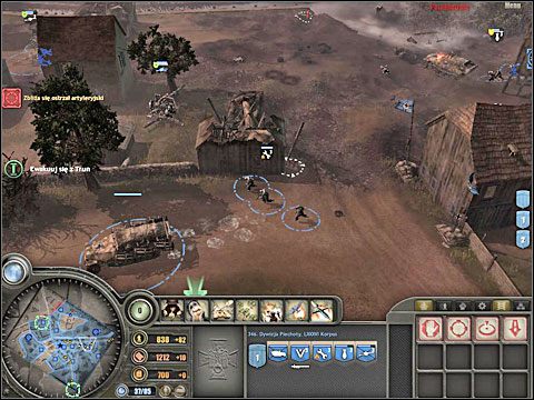 Być może kilku alianckim oddziałom uda się jednak przedrzeć przez twoje linie obronne i spróbują one zająć należące do ciebie garnizony - Misja 3 - Exodus (cz.3) - Bitwa pod Falaise - Company of Heroes: Chwała Bohaterom - poradnik do gry