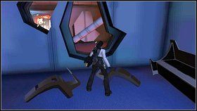 Kolejne starcie, w korytarz po prawej i przeskok przez dziurę w ścianie (domyślne klawisze W+SHIFT) - Opis przejścia - część pierwsza - 02 | Advent Rising - Advent Rising - poradnik do gry