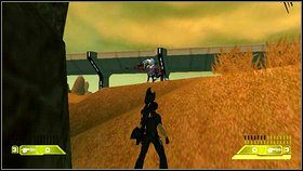 Po obejrzeniu intra otrzymasz proste - pozornie - zadanie znalezienia środka transportu dla rannej Olivii - Opis przejścia - część druga - 01 | Advent Rising - Advent Rising - poradnik do gry