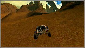 Po wyjechaniu z tunelu trzymaj się lewej strony - jedź dalej tak, jak idzie rurociąg - Opis przejścia - część druga - 01 | Advent Rising - Advent Rising - poradnik do gry