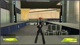 Po dotarciu do końca platformy skręć w prawo - na końcu drogi zobaczysz dwóch Seekers Shock Troopers - Opis przejścia - część druga - 02 | Advent Rising - Advent Rising - poradnik do gry