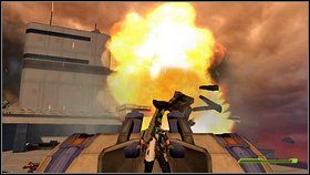 Skocz w prawo - jest tam karabin maszynowy - Opis przejścia - część druga - 02 | Advent Rising - Advent Rising - poradnik do gry