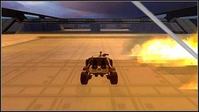 Potem wyjedź na górę i kontynuuj jazdę tunelem - Opis przejścia - część druga - 02 | Advent Rising - Advent Rising - poradnik do gry