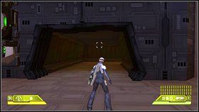 Idź pomostem, wyrzucając w przestrzeń kolejnych napotykanych wrogów - Opis przejścia - część trzecia - 01 | Advent Rising - Advent Rising - poradnik do gry