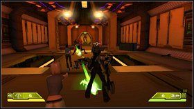 Potem małe pomieszczenie z panelami - jeden przeciwnik - a z niego drzwiami po lewej, do pomieszczenia, gdzie przeciwnik atakuje Cię miotaczem płomieni - Opis przejścia - część trzecia - 02 | Advent Rising - Advent Rising - poradnik do gry