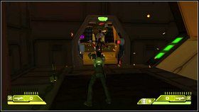 Idź w lewo i likwiduj kolejnych najeźdźców na swej drodze - Opis przejścia - część trzecia - 02 | Advent Rising - Advent Rising - poradnik do gry