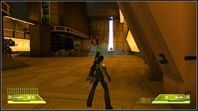 Schwyć pomniejszych wrogów i ciskaj ich w strumienie energii - Opis przejścia - część trzecia - 02 | Advent Rising - Advent Rising - poradnik do gry