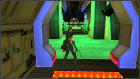 Teraz w lewo i cały czas prosto, ostatnia lokacja to pokazana na drugim zdjęciu sala - Opis przejścia - część trzecia - 02 | Advent Rising - Advent Rising - poradnik do gry