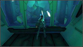 Gdy teren jest już czysty, wdrap się wyżej i po fragmencie wrót dostań na górę - Opis przejścia - część trzecia - 02 | Advent Rising - Advent Rising - poradnik do gry