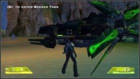 Gdy teren będzie czysty, idź do przodu, a potem na wzniesienie po lewej - Opis przejścia - część czwarta - 01 | Advent Rising - Advent Rising - poradnik do gry