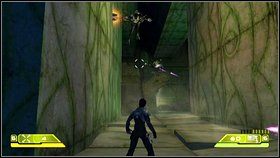 Gdy z nimi skończysz, idź na prawo od miejsca, z którego zaczęła się walka - Opis przejścia - część czwarta - 02 | Advent Rising - Advent Rising - poradnik do gry