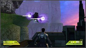 Wróć na górę i użyj drzwi po prawej - Opis przejścia - część czwarta - 02 | Advent Rising - Advent Rising - poradnik do gry