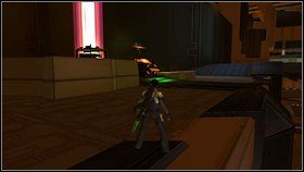 Gdy oczyścisz teren, skieruj się na lewo od wejścia (tam, gdzie stali SST) - Opis przejścia - część czwarta - 02 | Advent Rising - Advent Rising - poradnik do gry