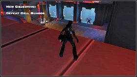 Przejdź nimi i po starciu w korytarzu dostaniesz się do bloku więziennego - Opis przejścia - część piąta - 03 | Advent Rising - Advent Rising - poradnik do gry