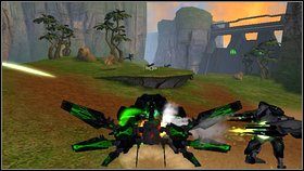 Skały zawaliły drogę po lewej, leć więc w prawo - Opis przejścia - część piąta - 02 | Advent Rising - Advent Rising - poradnik do gry