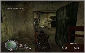 W tunelu po lewej stronie, znajdujemy żołnierza kryjącego się w niszy po lewej stronie [1] - [Opis przejścia] Przez U-Bahn | Sniper Elite Berlin 1945 - Sniper Elite: Berlin 1945 - poradnik do gry