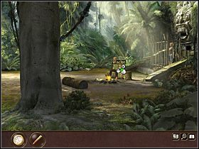 W międzyczasie były chłopak Niny, Max, dociera do obozu archeologicznego w indonezyjskiej dżungli - Indonezja - Dżungla (cz.1) | Tajne akta 2 Puritas Cordis - Tajne akta 2: Puritas Cordis - poradnik do gry