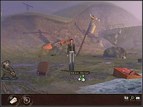 Znalazłszy się na brzegu, Nina dowiaduje się, że mężczyzna jest cukrzykiem i jeśli szybko nie dostanie lekarstwa lub czegoś słodkiego, może być z nim krucho - Francja - Wybrzeże | Tajne akta 2 Puritas Cordis - Tajne akta 2: Puritas Cordis - poradnik do gry