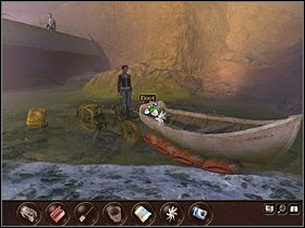 I znów wspina się po wraku i maszeruje ocenić stan uszkodzonego motocykla - Francja - Wybrzeże | Tajne akta 2 Puritas Cordis - Tajne akta 2: Puritas Cordis - poradnik do gry