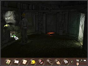 W ten sposób odsłania się tylna strona wykrzywionej gęby usytuowanej nad klatką, w której uwięziona jest Sam - Indonezja - dżungla | Tajne akta 2 Puritas Cordis - Tajne akta 2: Puritas Cordis - poradnik do gry