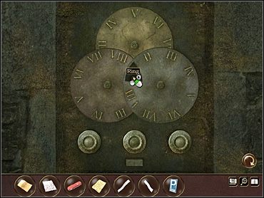 Tarcz jest trzy, dookoła każdej z nich widnieją cyfry od II do VII - Francja - Gatineau (cz.2) | Tajne akta 2 Puritas Cordis - Tajne akta 2: Puritas Cordis - poradnik do gry